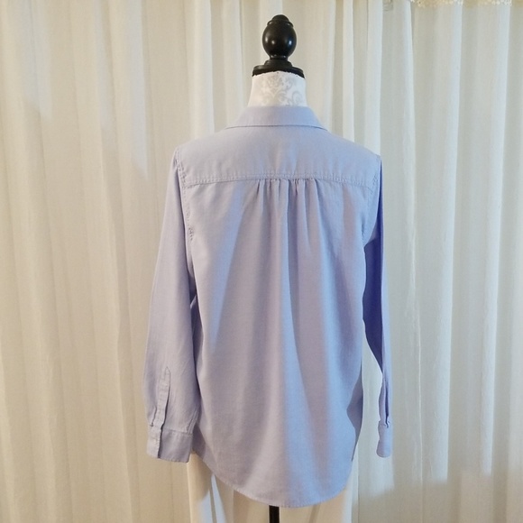 Lands' End button down flannel shirt - Picture 5 of 7